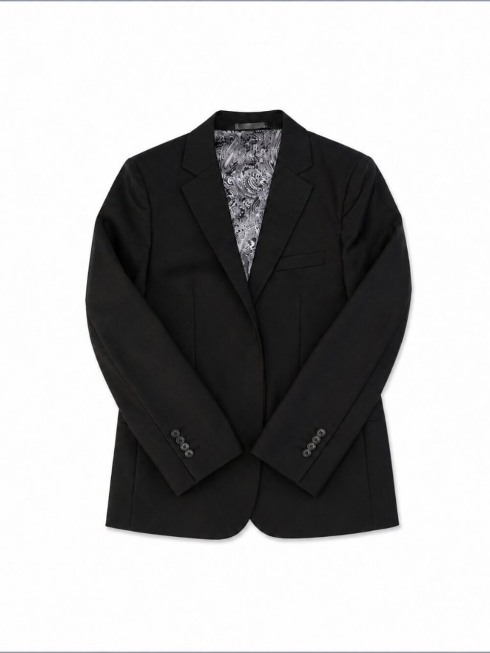 Isaac Mizrahi Black 2-Piece Suit Blazer & Pants – Size 14